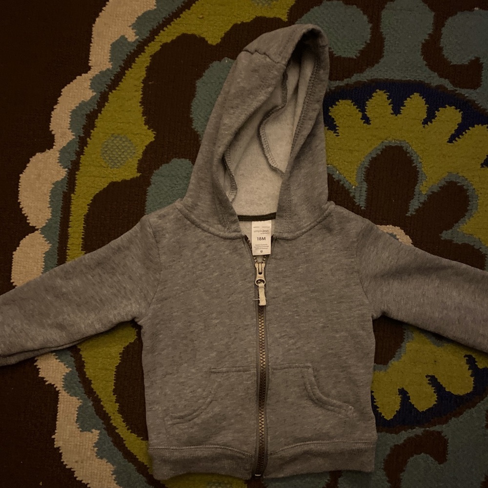 NWOT Carters Simple Joys Hoodie SZ 18 Months